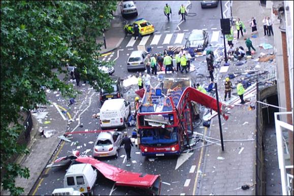 The 7/7 bombing in London